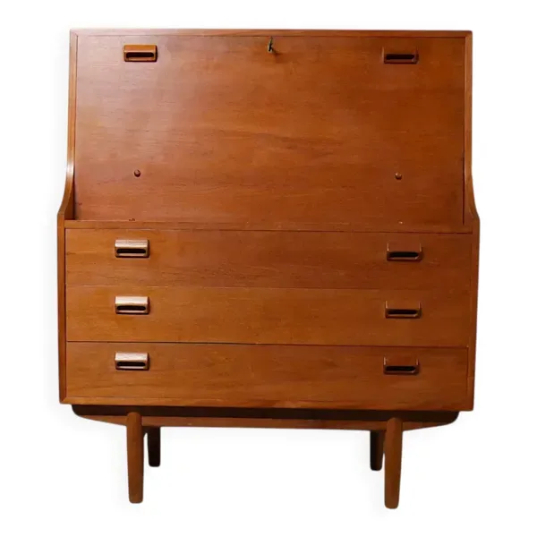 Secretaire / Commode Danoise en teck de Borge Mogensen - Vintage 1960