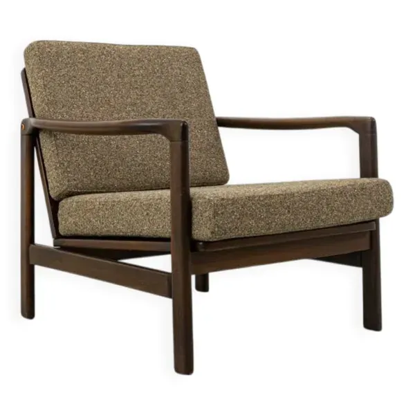 Fauteuil vintage par Zenon Bączyk, Pologne, années 1960