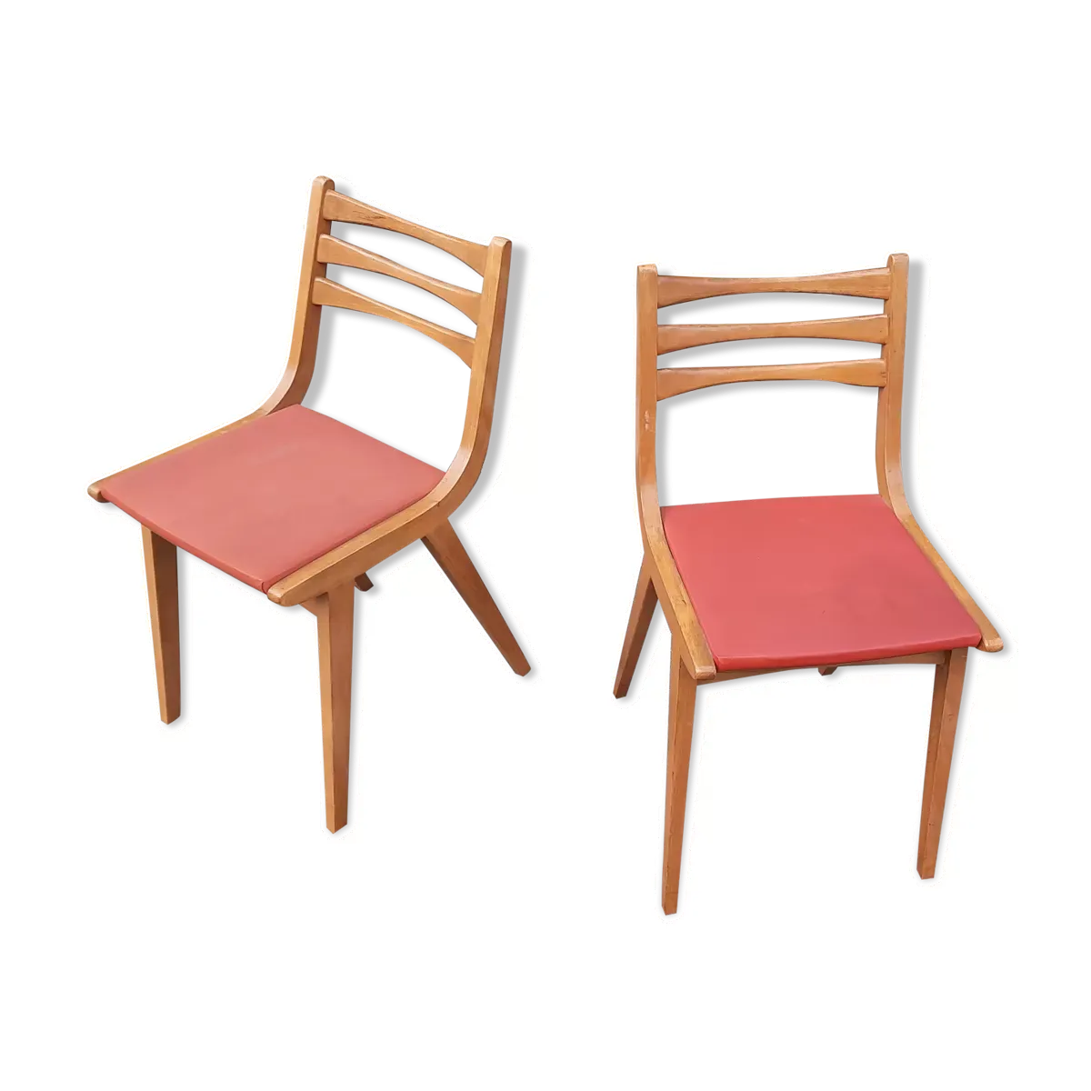 Chaises compas vinatge