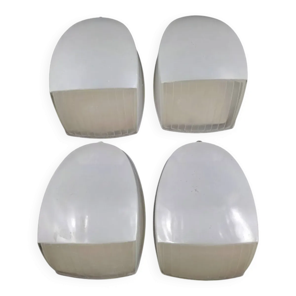 Lot de 4 Appliques  Holophane AMV. 2 Made in France Loft industriel