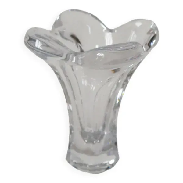 petit vase corolle en cristal 1950