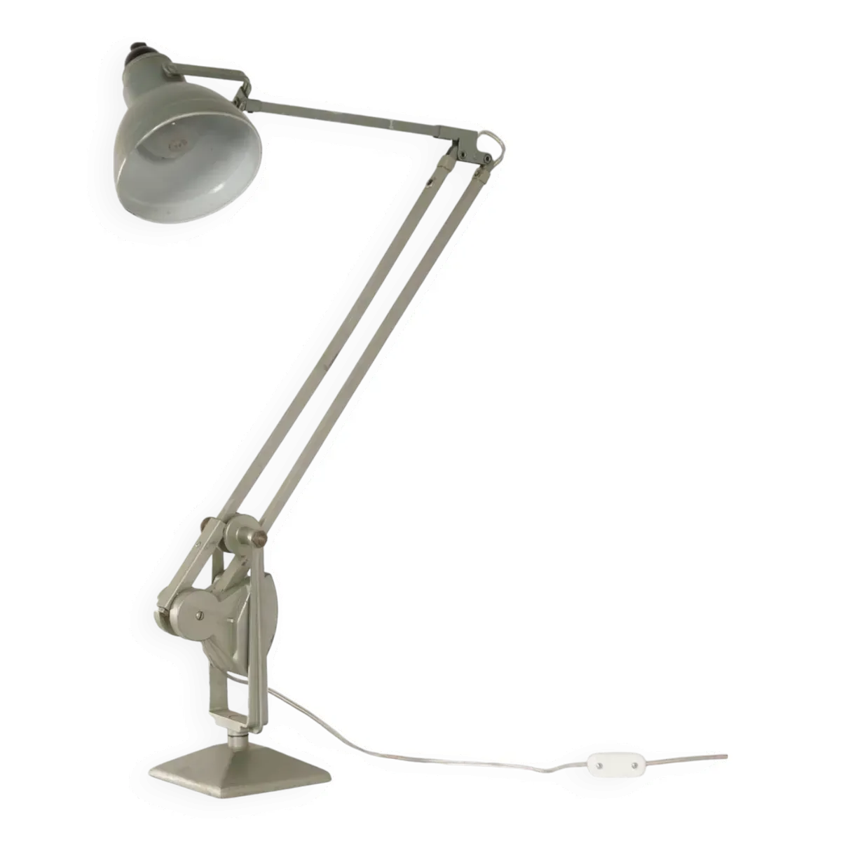 LAMPE DE BUREAU INDUSTRIELLE À CONTREPOIDS PAR ERPE, ANNÉES 1950