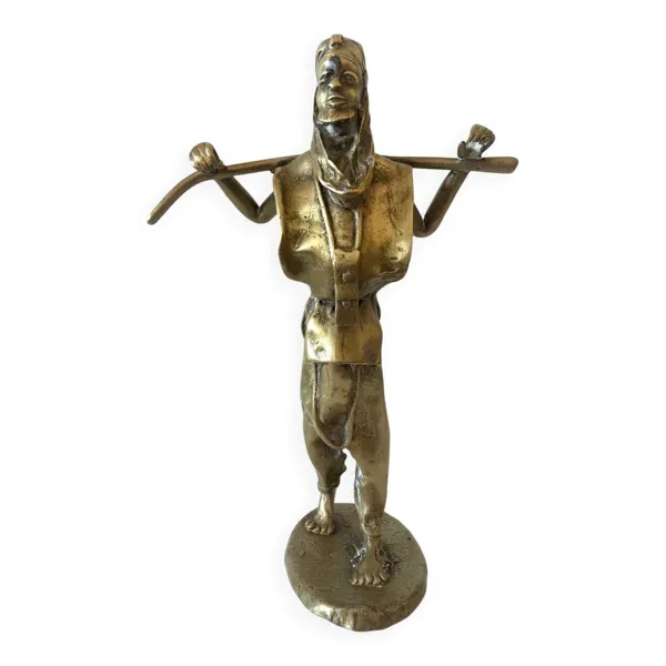 Ancienne Statuette Sujet Figurine Art Africain Ethnie Mossi Bobo Burkina