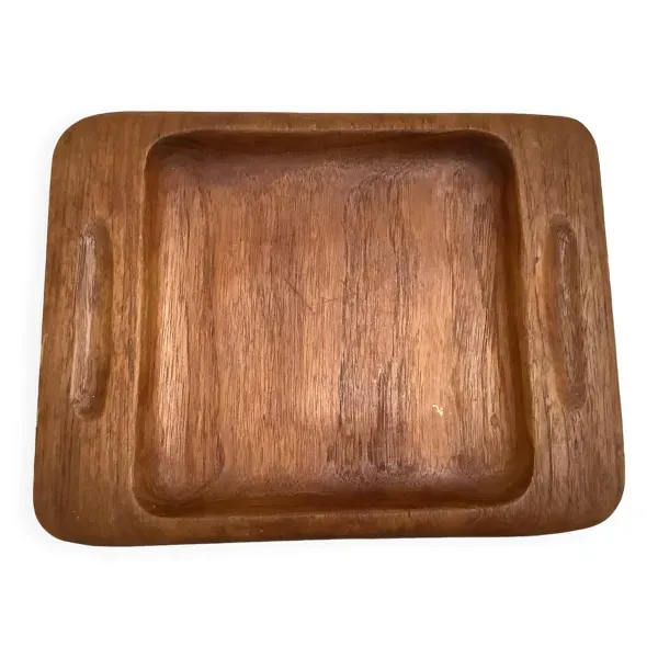 Petit plateau teck bois