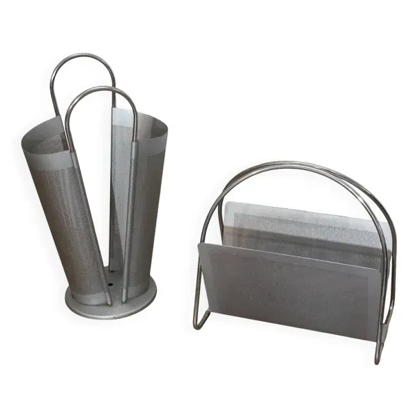 Porte Revues et Porte Parapluies Marius Mascagni 1970s