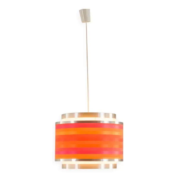 Lampe pendante colorée Targetti Sankey, Italie années 1970