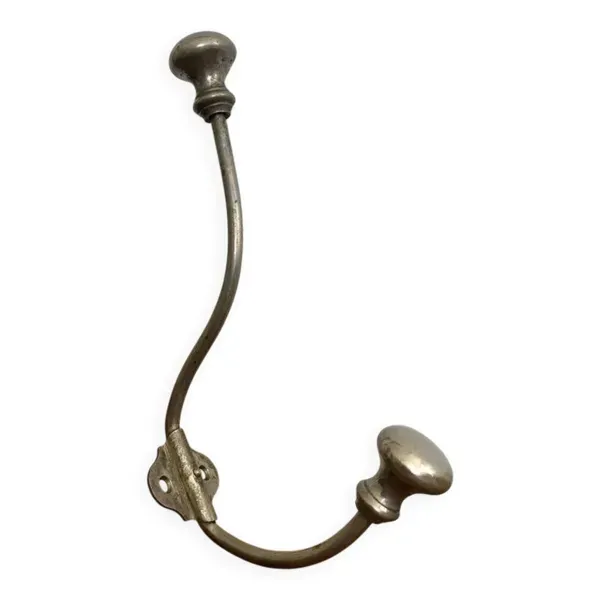 Patère murale ancienne en métal