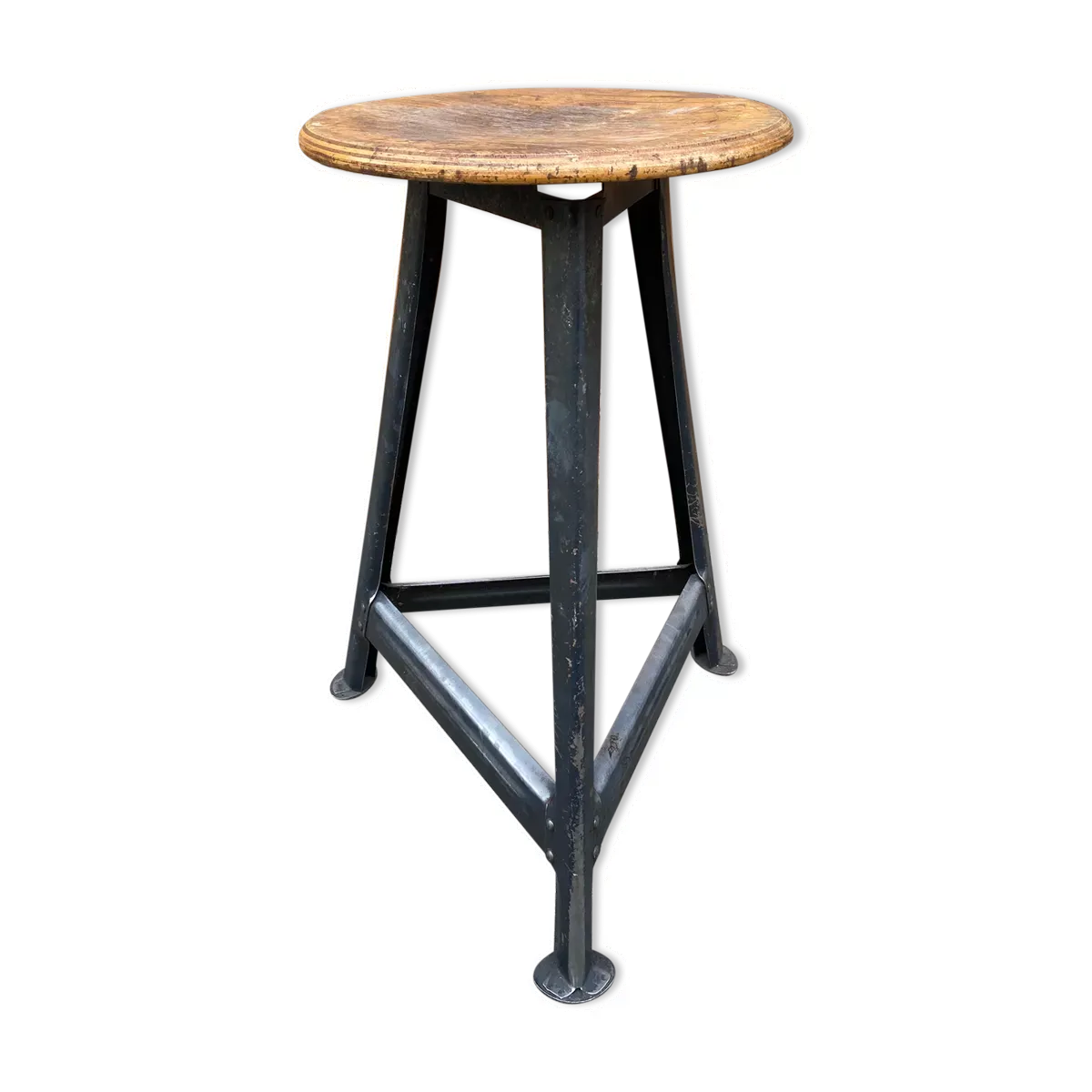 Tabouret d’usine industriel Rowac