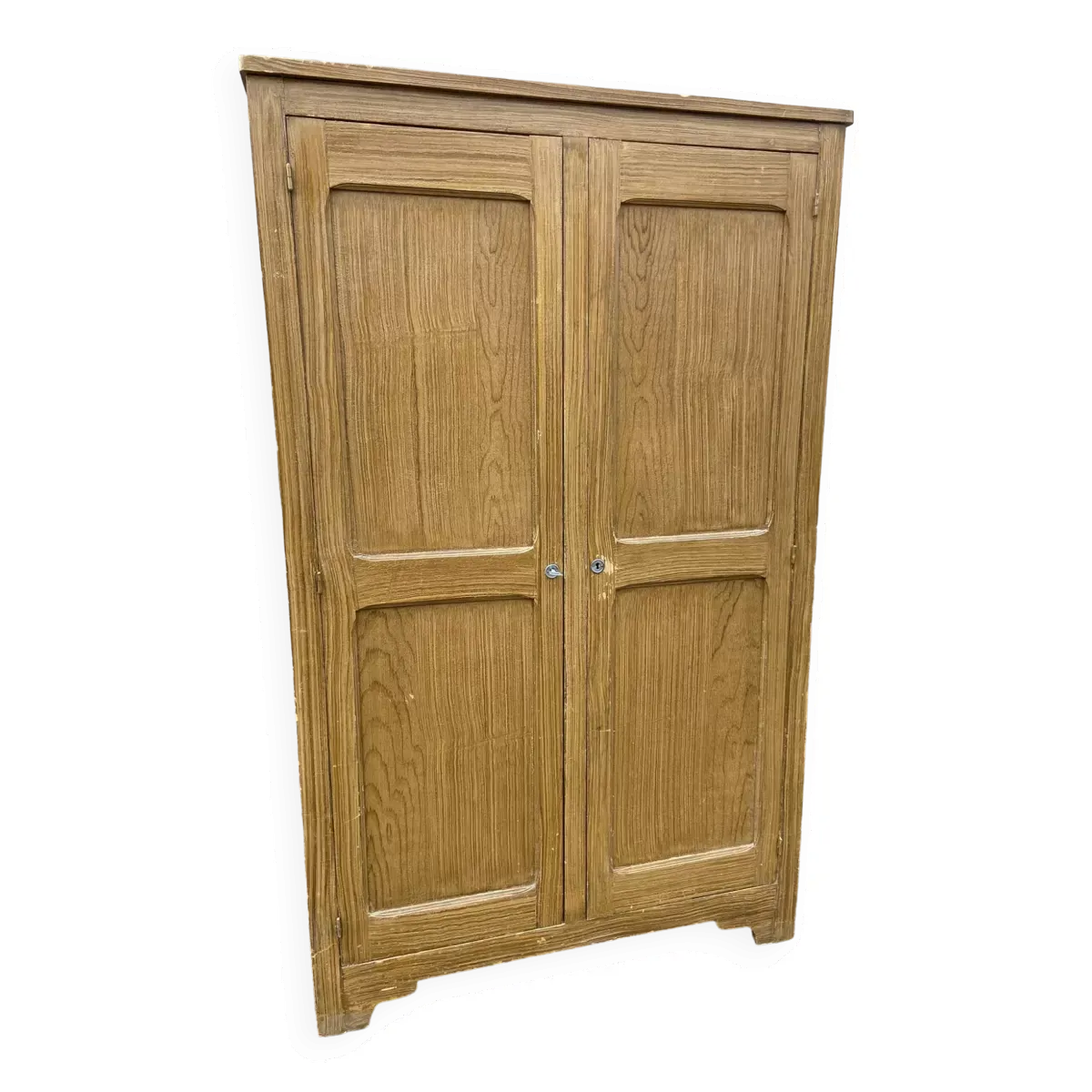 Armoire Parisienne Placard vestiaire atelier bois Mid-century vintage scandinave 1950