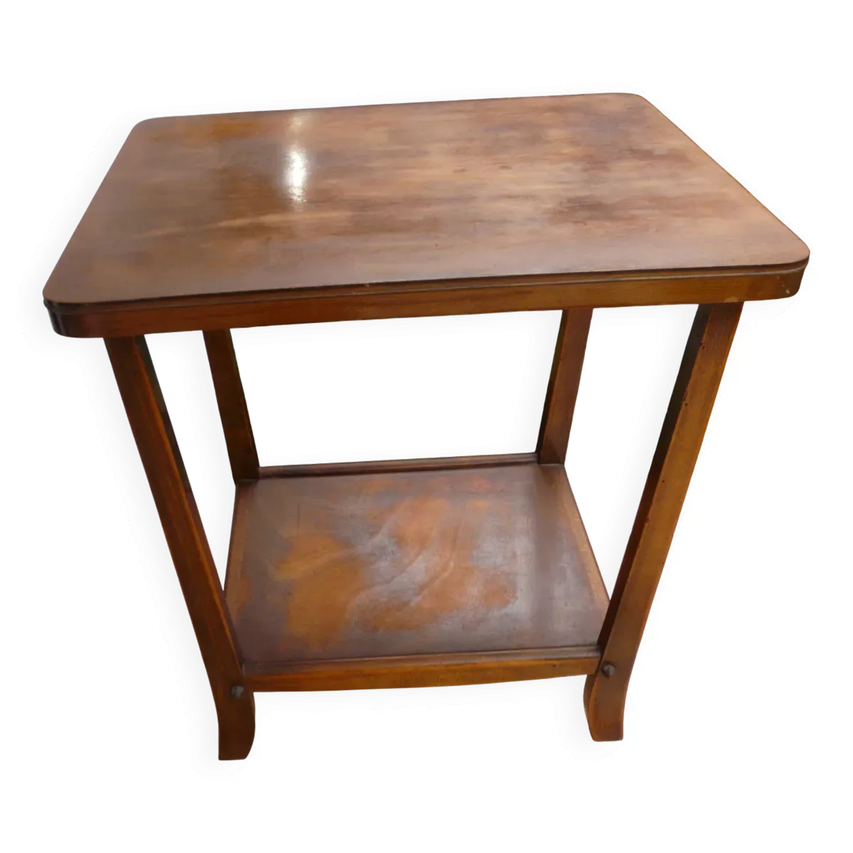 Table en bois années 50 style industriel