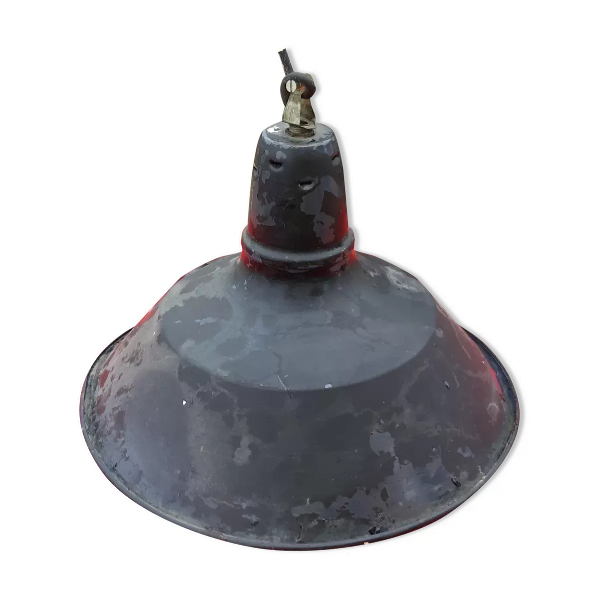 Suspension industrielle en tole émaillée