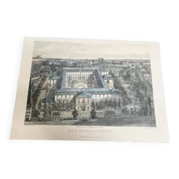 Gravure ''école normale supérieure'' de Pierre Petit