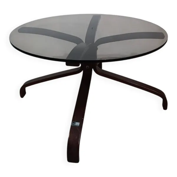 Table Basse Par Sigurd Ressel Pour Vatne Mobler 1970s