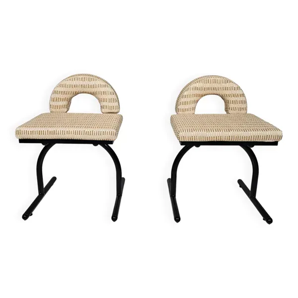 Ensemble de 2 chaises, Italie 1980s