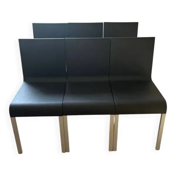 Suite de 6 chaises .03 par Maarten Van Severen pour Vitra