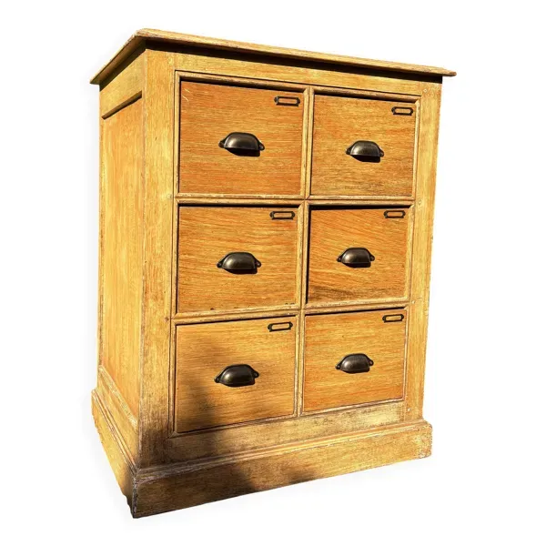 Commode 6 tiroirs meuble de métier