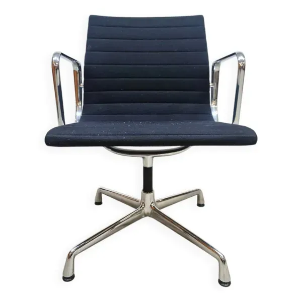 Chaise de bureau vintage en aluminium EA108 Charles Eames Vitra