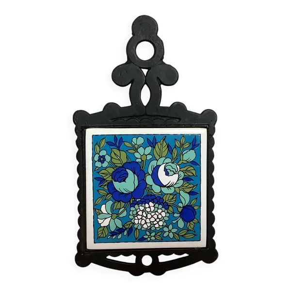 Dessous de plat théière bleu Japan