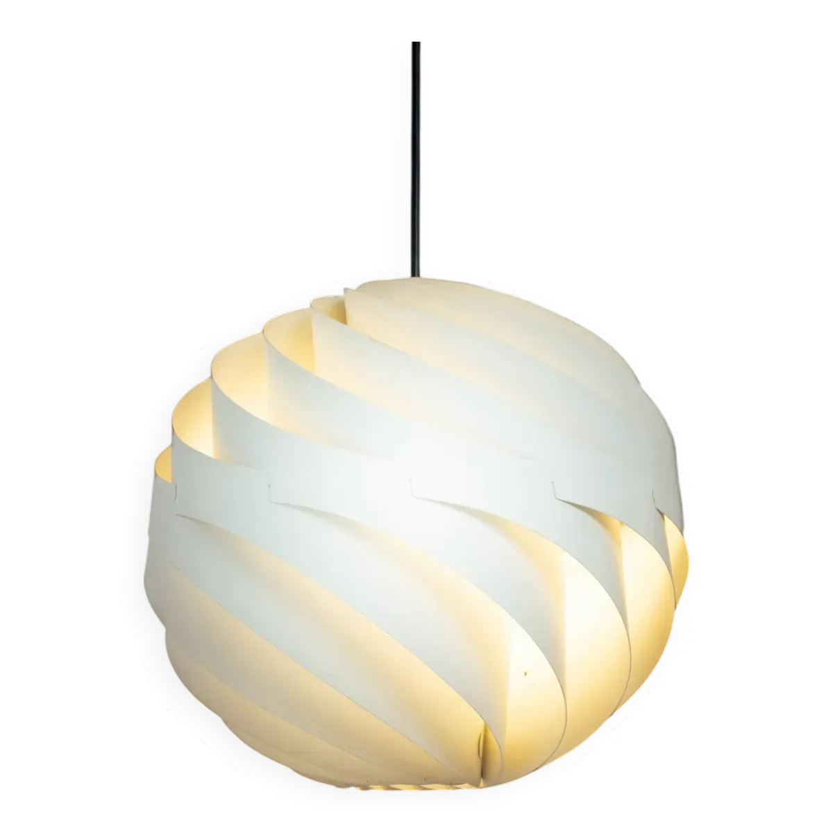 Louis Weisdorf pour Lyfa Suspension Turbo White Moon de l'ère spatiale danoise, 1965