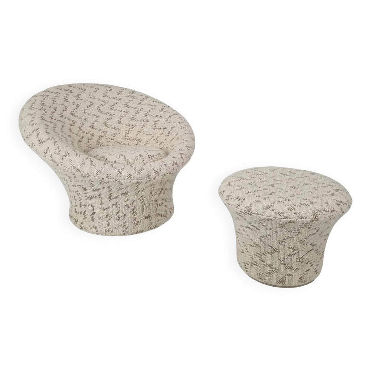 Mushroom Armchair and Ottoman by Pierre Paulin for Artifort, 1960's