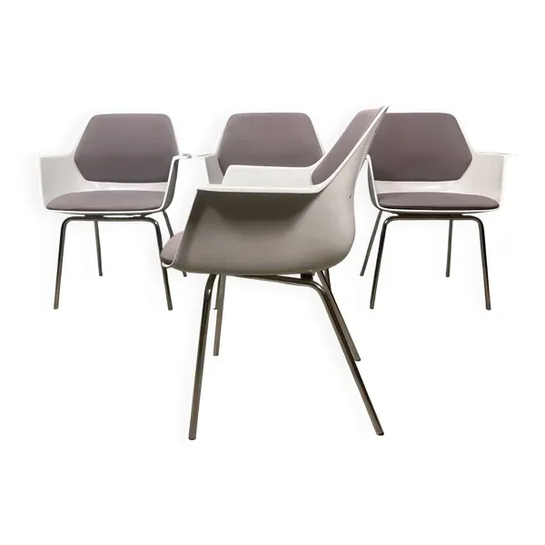 Chaise baquet vintage Space Age de Georg Leowald Wilkhahn