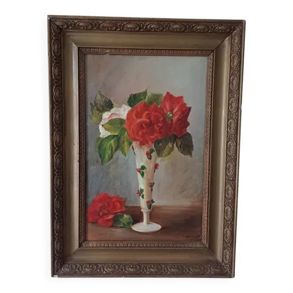 Tableau nature morte signée Alizard