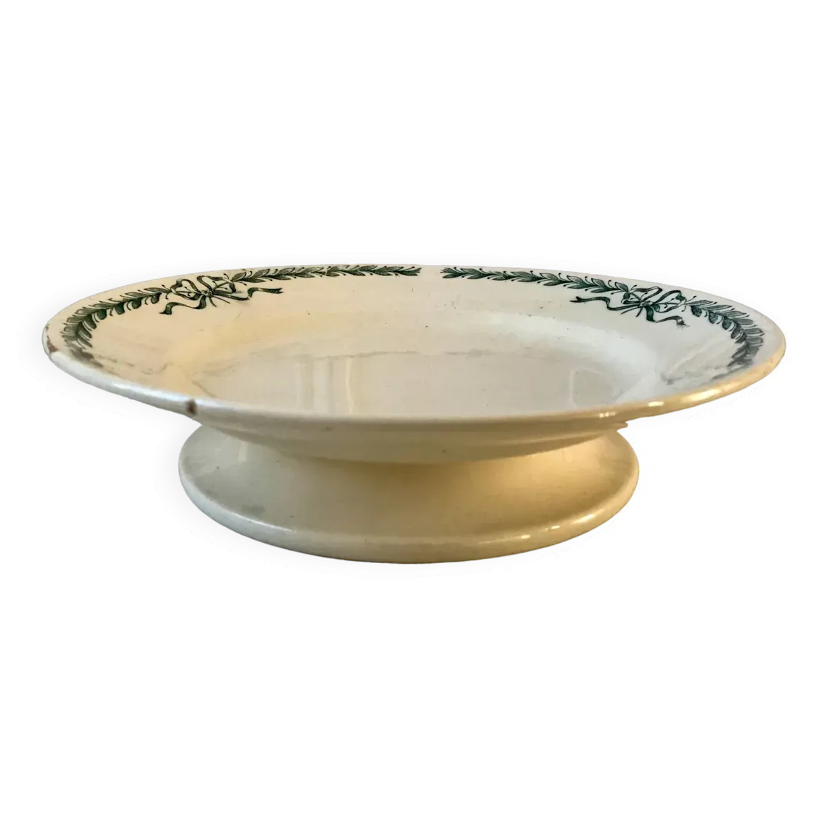 compotier en Terre de Fer Longchamp Belleville début XXème