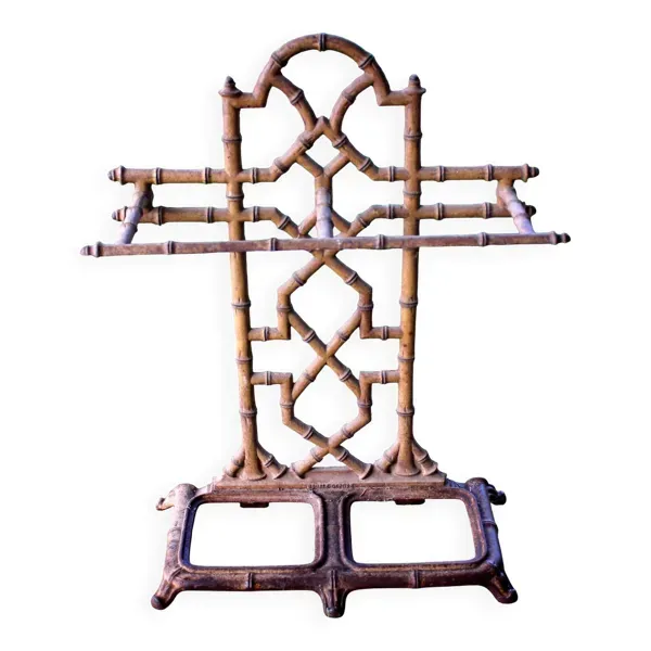 Porte parapluie en fonte vintage année 50