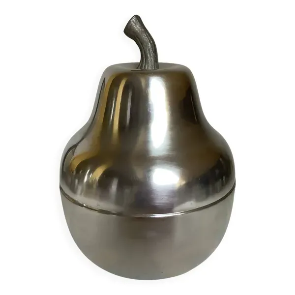 Grand seau à glace poire en métal