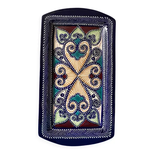 Plat céramique Quimper signé HB