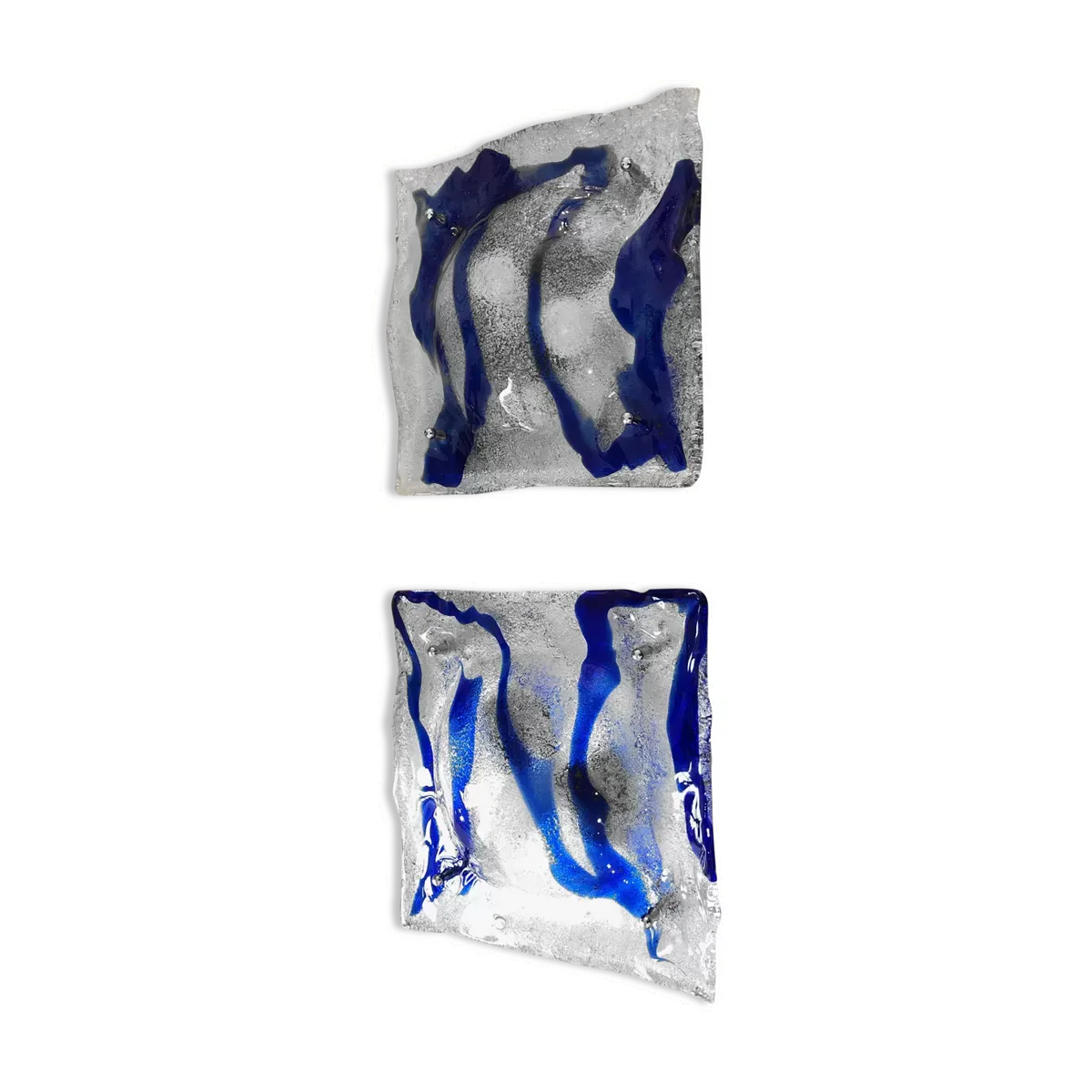 Paire d’appliques Murano