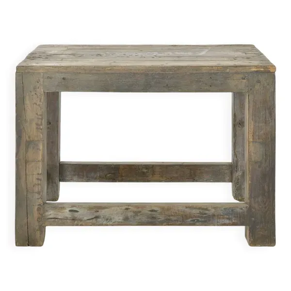 Table de travail en bois massif (66 x 91 x 60cm)