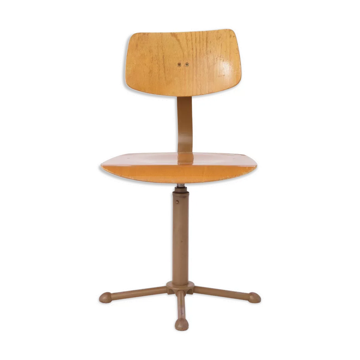 Chaise industrielle Drabert Allemagne années 60-70 vintage