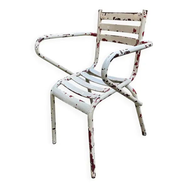 Fauteuil de jardin style Tolix