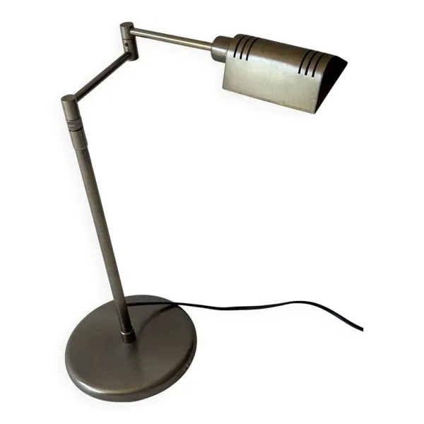Lampe de bureau allemande en métal avec variateur Insta-Elektro