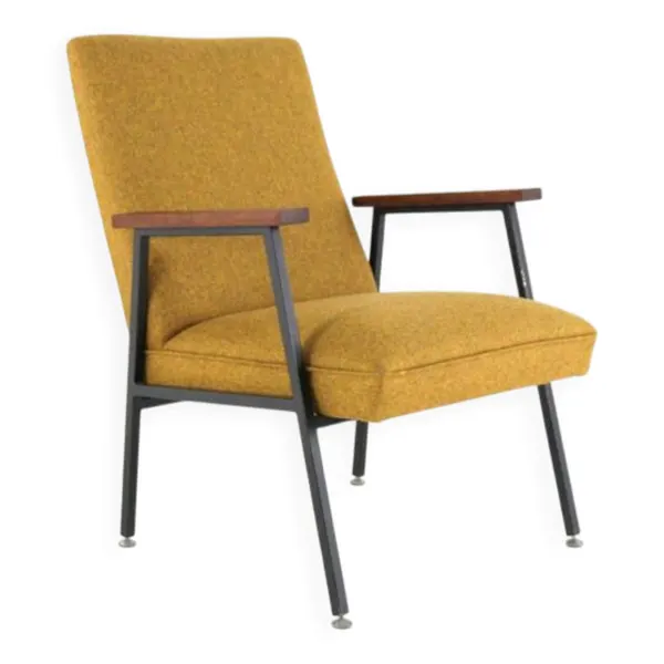 Fauteuil Gispen 'Genie'   plus de pièces en stock - nouveau revêtement - restauré