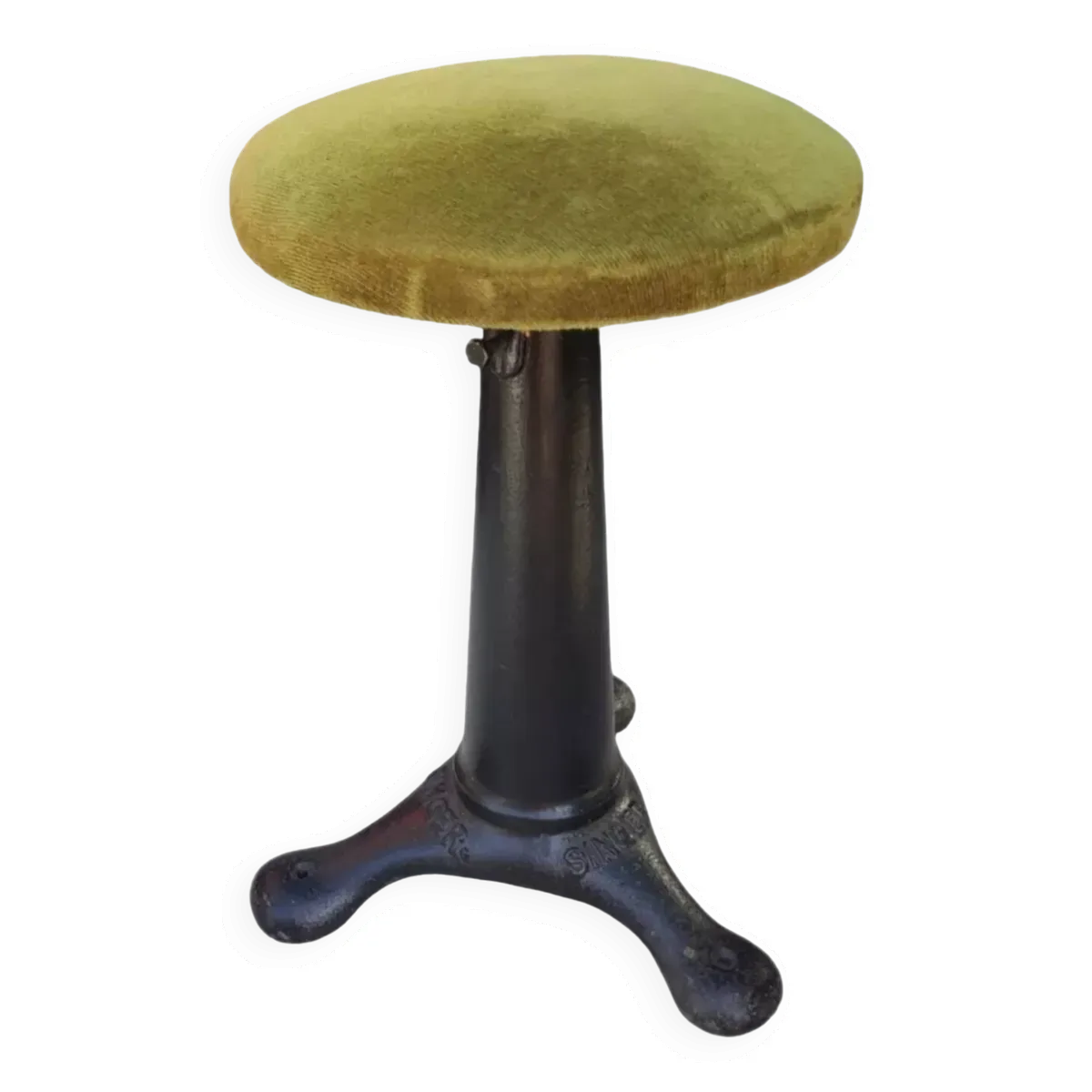 Ancien tabouret d atelier Singer