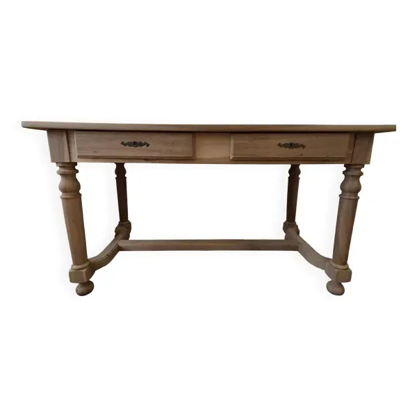 Bureau noyer massif