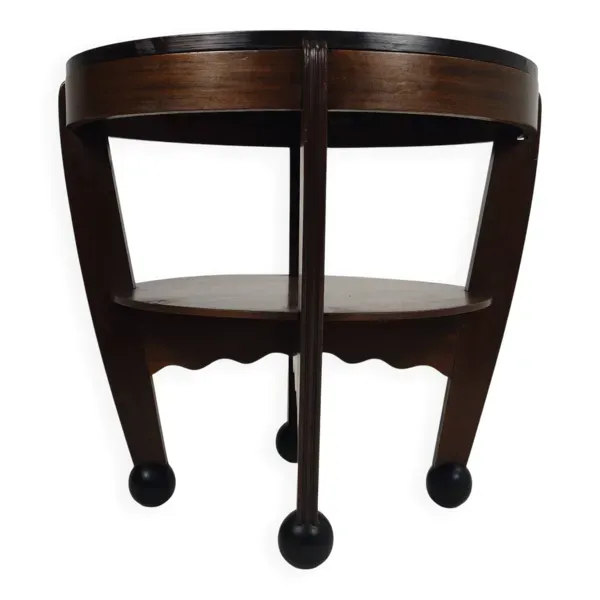 Table basse Art Déco – École d'Amsterdam, Pays-Bas, années 1930