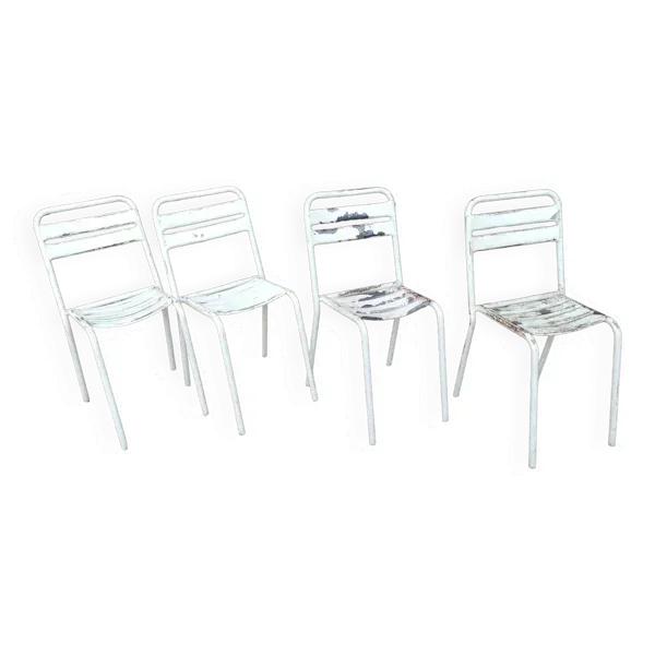 Set de 4 chaise Tolix T2  french bistro