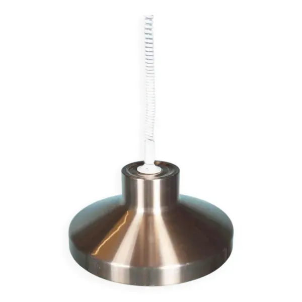 Vintage lampe suspendue en aluminium des années 60/70, lampe de table à manger