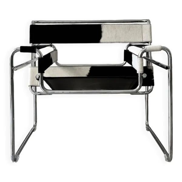 Fauteuil ''Wassily'' par Marcel Breuer pour Gavina