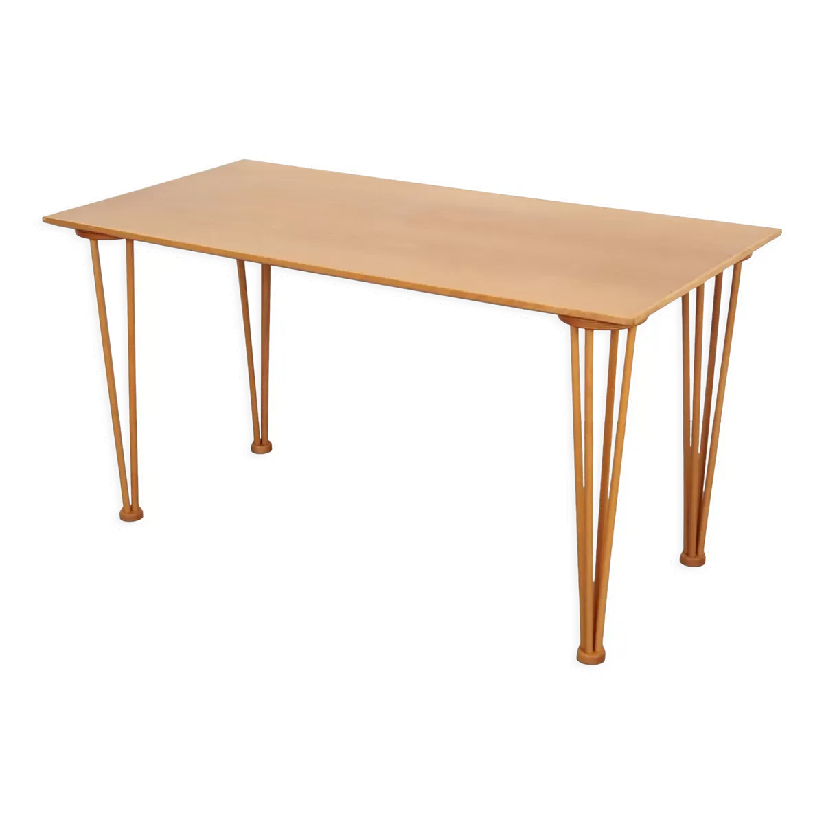 Table en frêne design des années 70