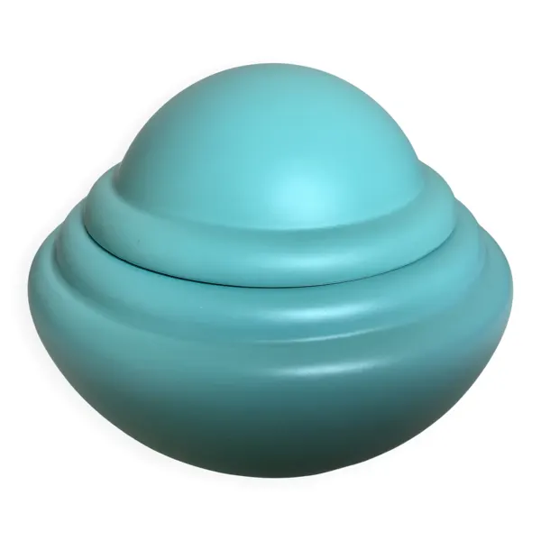 Vide poche baguier boîte bleue turquoise