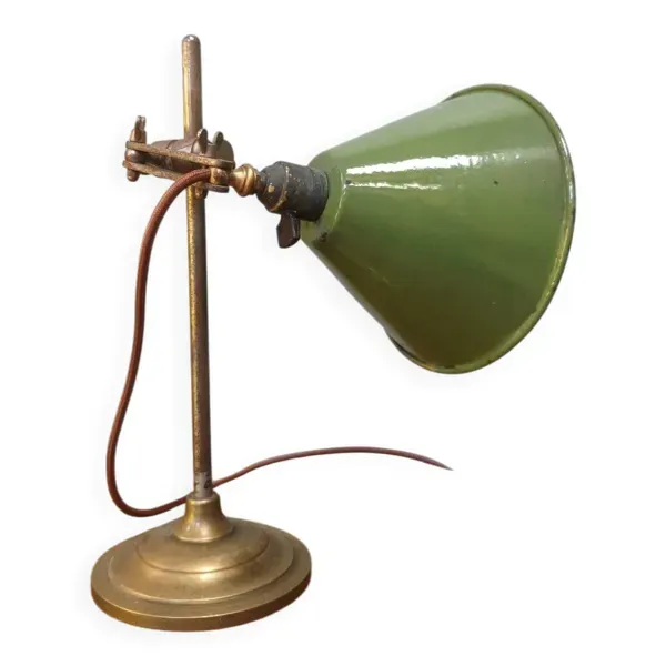 Lampe de bureau industrielle vintage 1930