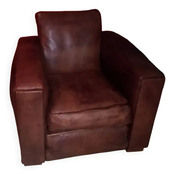 Fauteuil club carre
