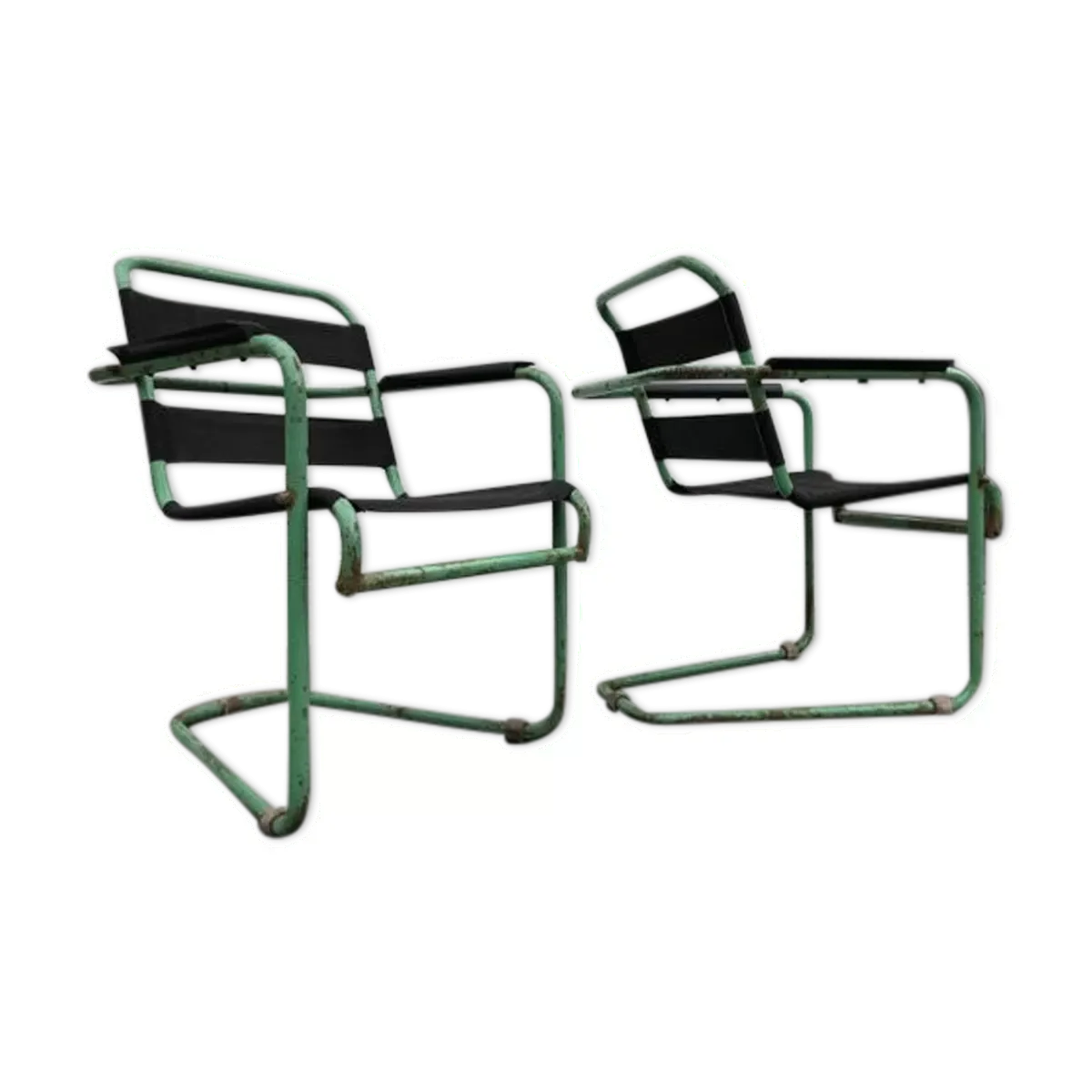 Set de 2 chaises de jardin par Hoste Huub, 1930s