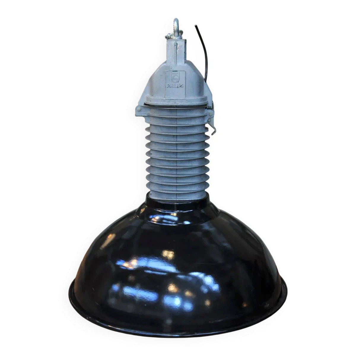 Grande lampe PHILIPS Industriel noir