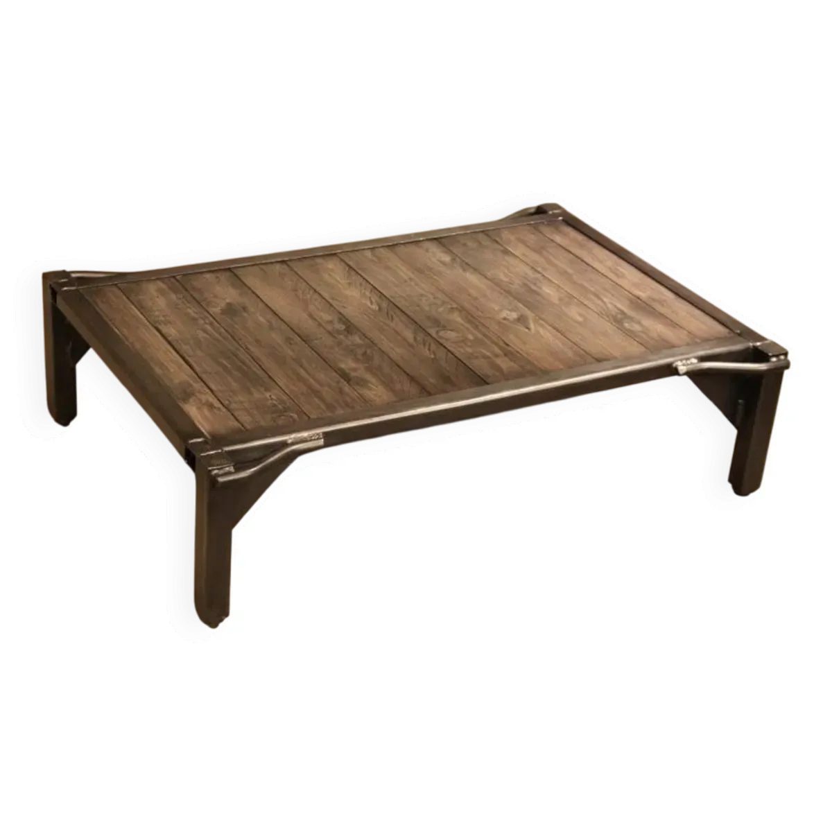 Table basse palette usine industrielle