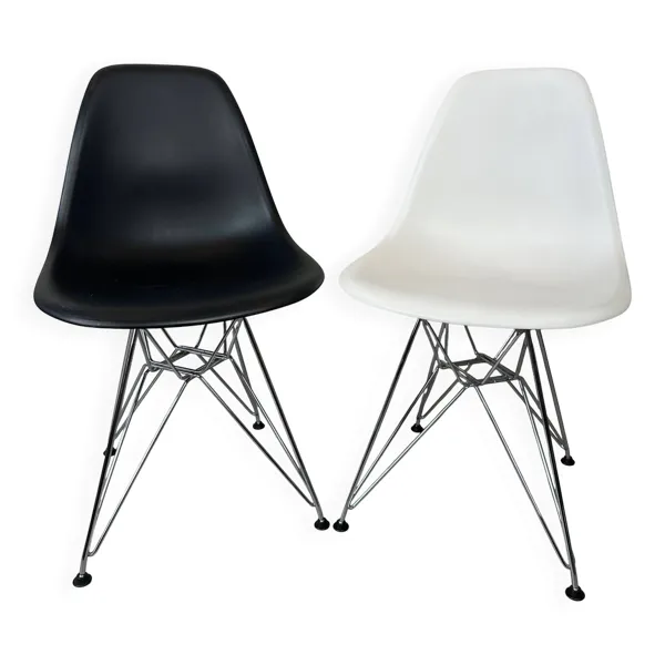 2 chaises DSR design Eames – Vitra